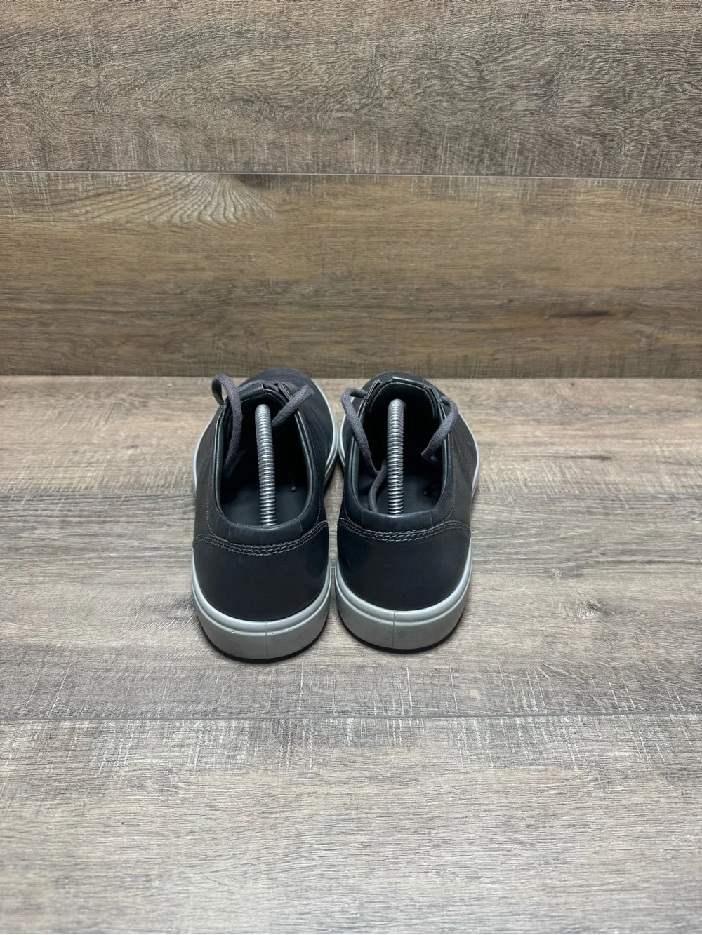 Ecco Men's Athletic Lace-Up Sneakers - Charcoal Gray